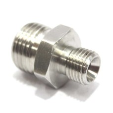SS Reducing Double Nipple Hex Adapter Male Commercial Stainless Steel 202.